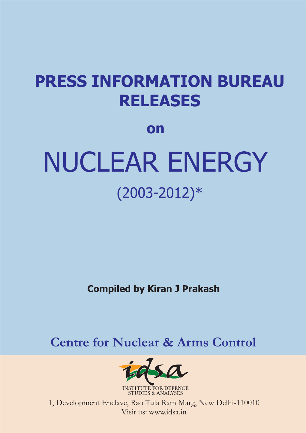 Nuclear Energy (2003-2012)*