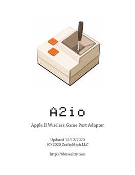 Apple II Wireless Game Port Adapter