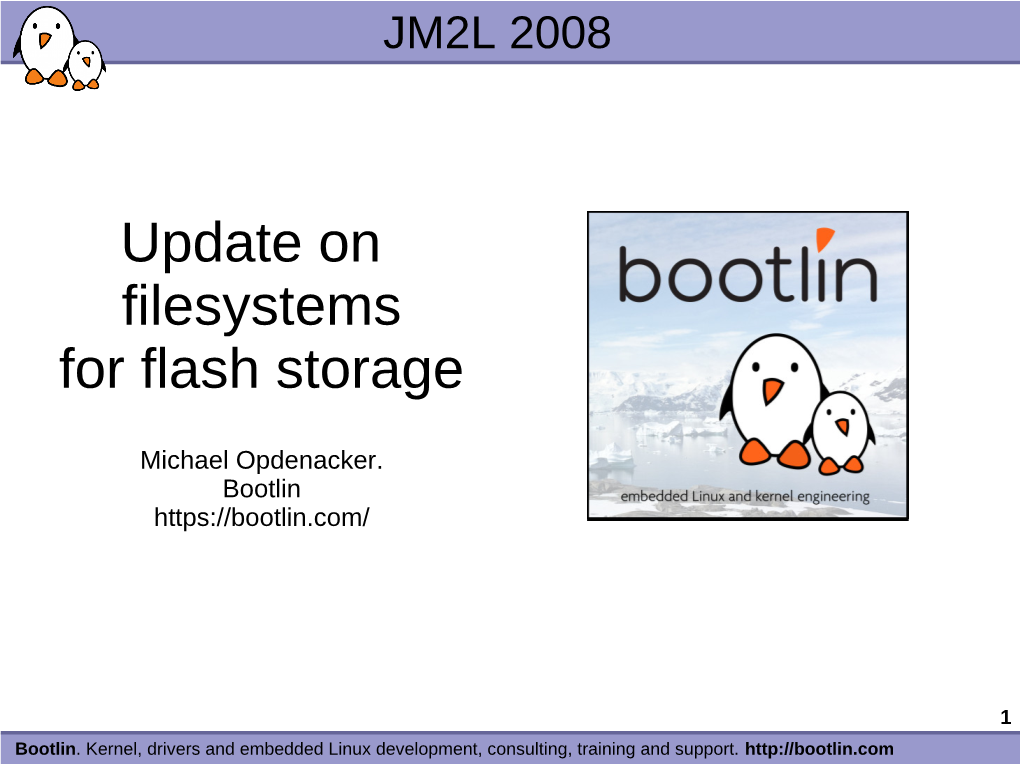 Filesystems for Flash Storage