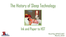 The History of Sleep Technology