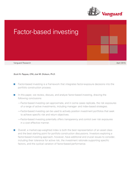 Factor-Based Investing