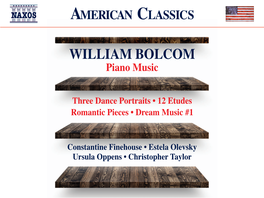 WILLIAM BOLCOM Piano Music