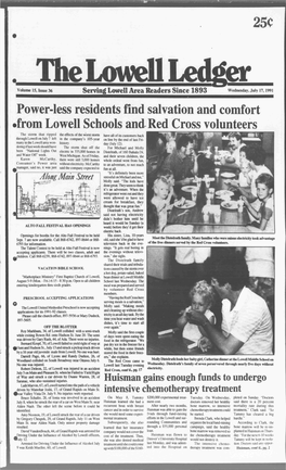 25C Power-Less Residents Find Salvation and Comfort •From Lowell