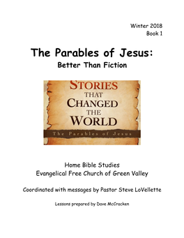 The Parables of Jesus: Better Than Fiction