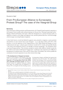 The Case of the Visegrad Group