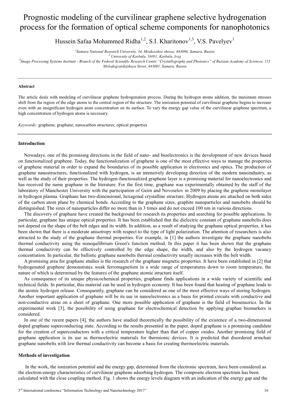 Prognostic Modeling of the Curvilinear Graphene Selective Hydrogenation Process for the Formation of Optical Scheme Components for Nanophotonics