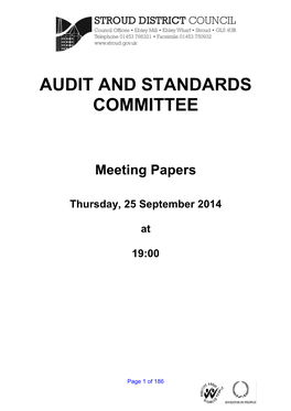 Audit and Standards Committee
