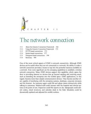 Chapter 13: the Network Connection