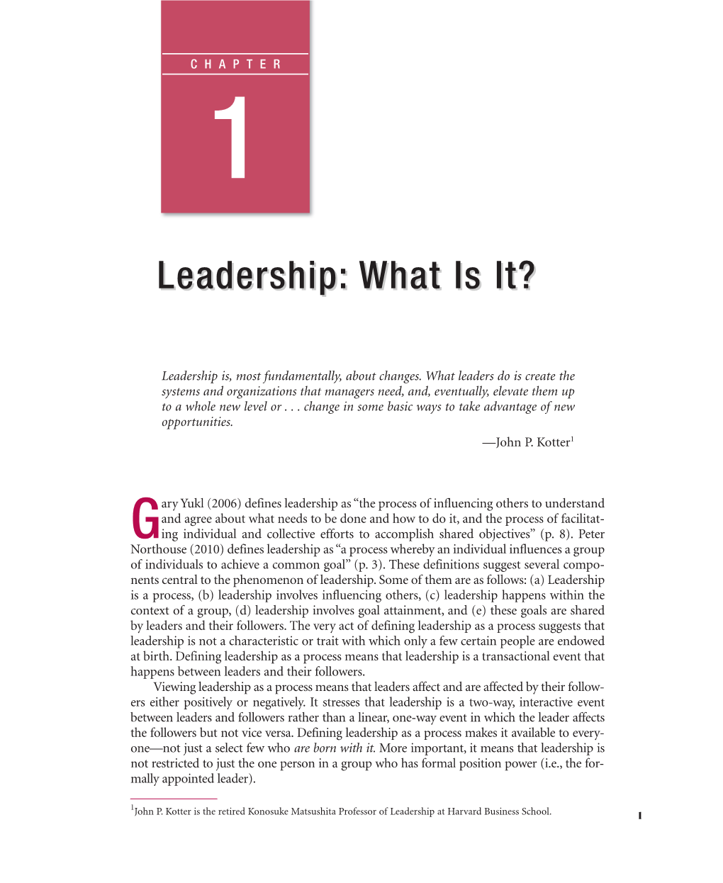 Leadership: What Is