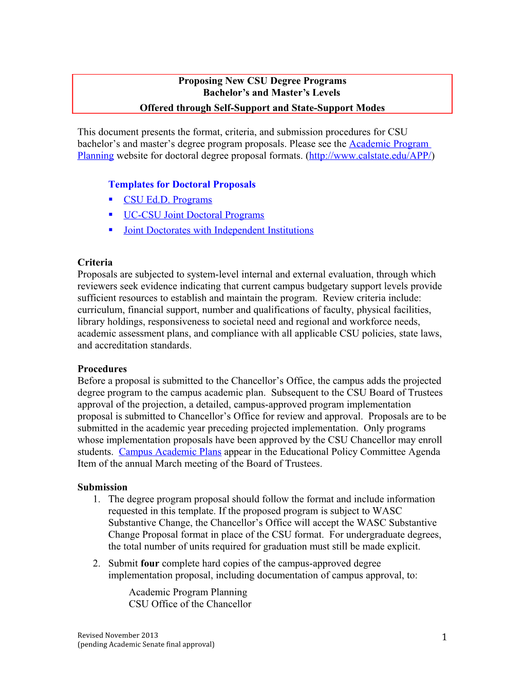 Templates for Doctoral Proposals