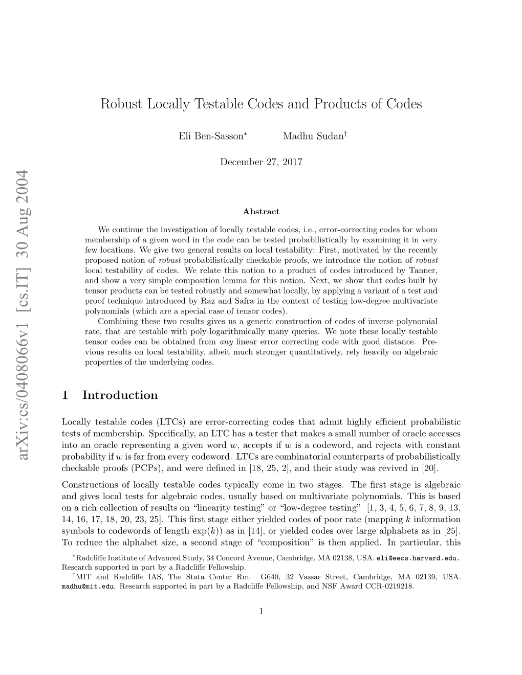 Robust Locally Testable Codes and Products of Codes