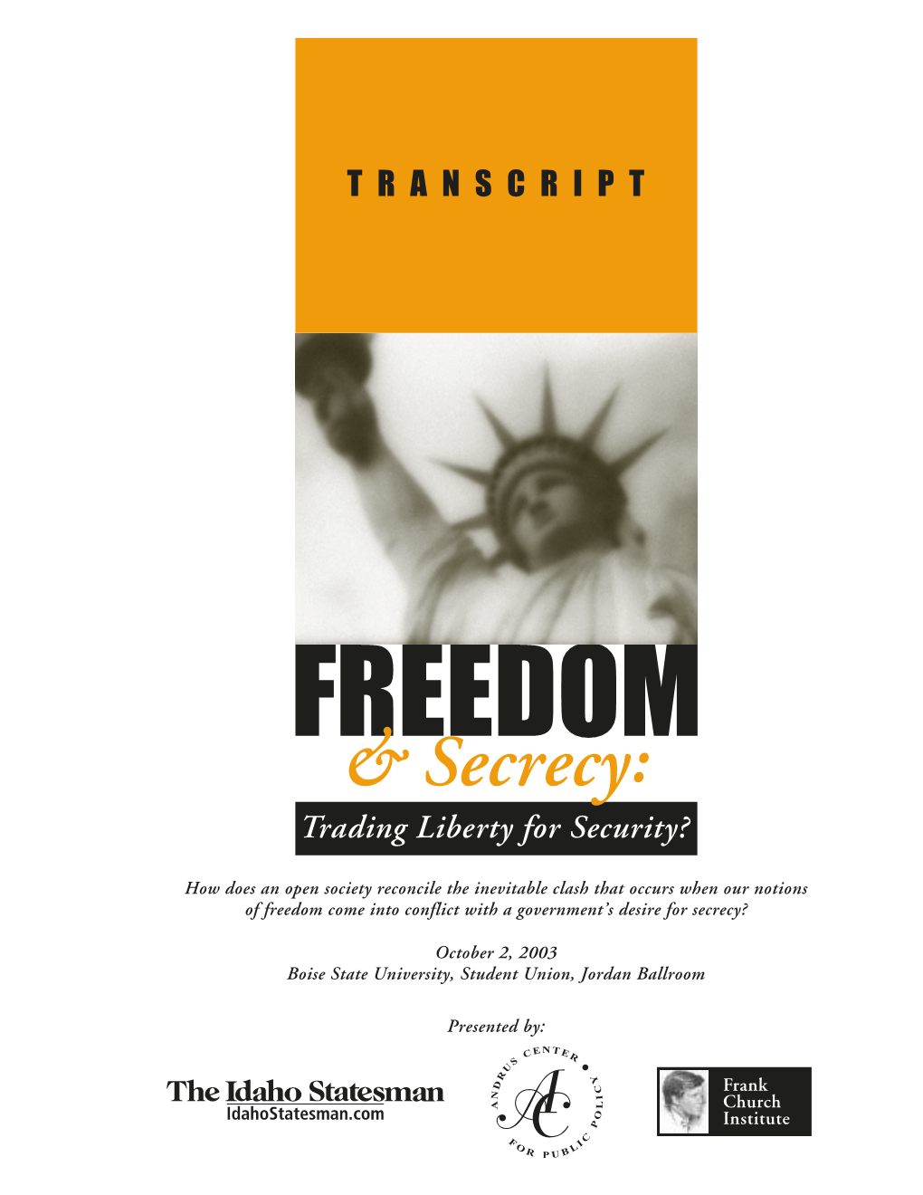Freedom Transcript Cover.Aid