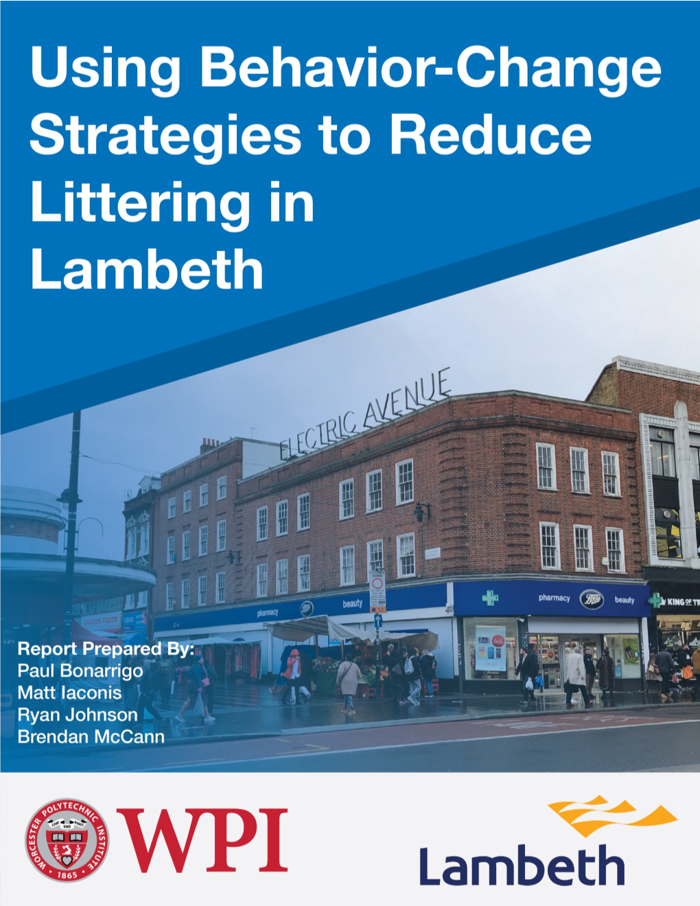 Using Behavior-Change Strategies to Reduce Littering in Lambeth