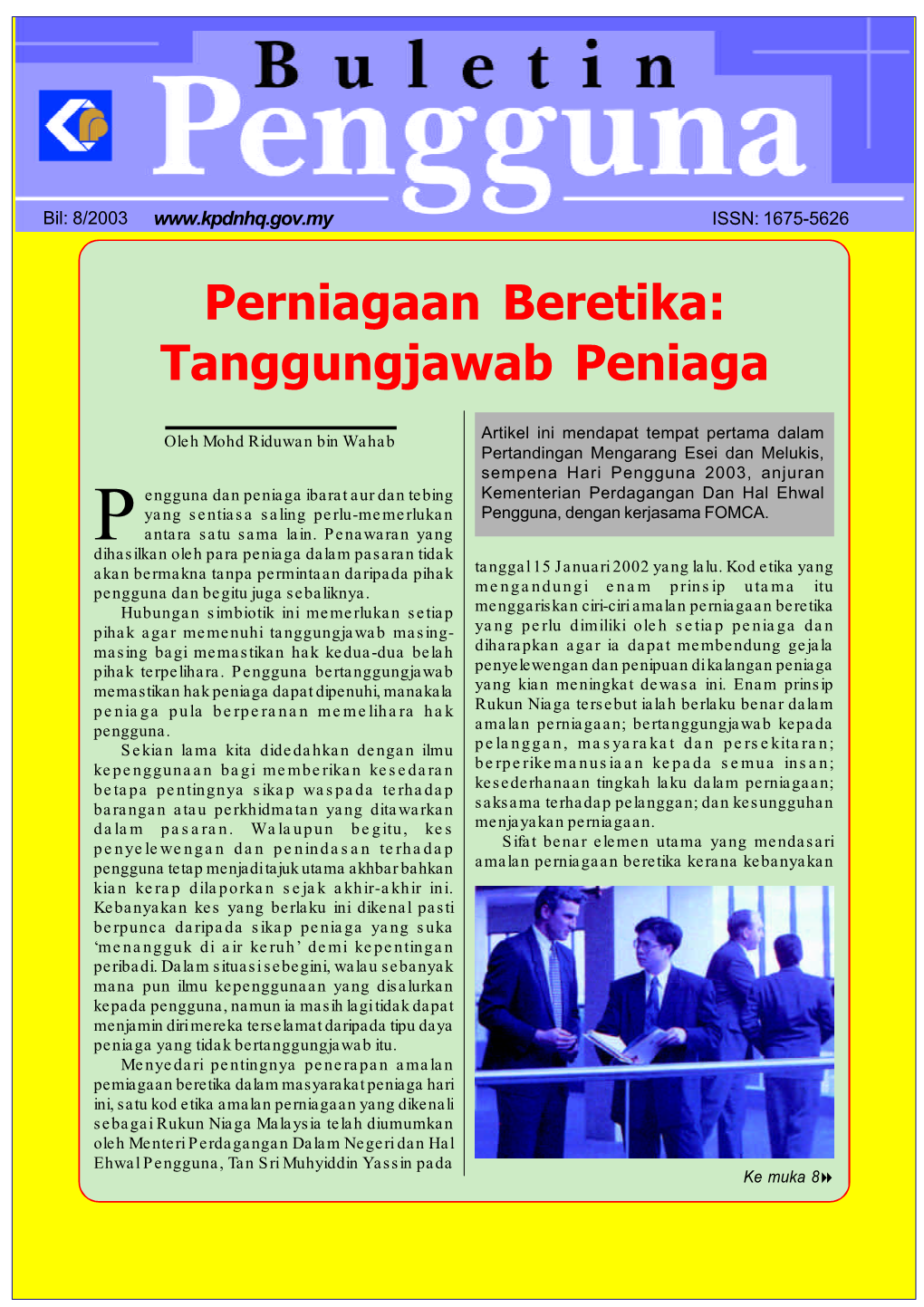 Buletin Pengguna 2003 Edisi 8.Pdf