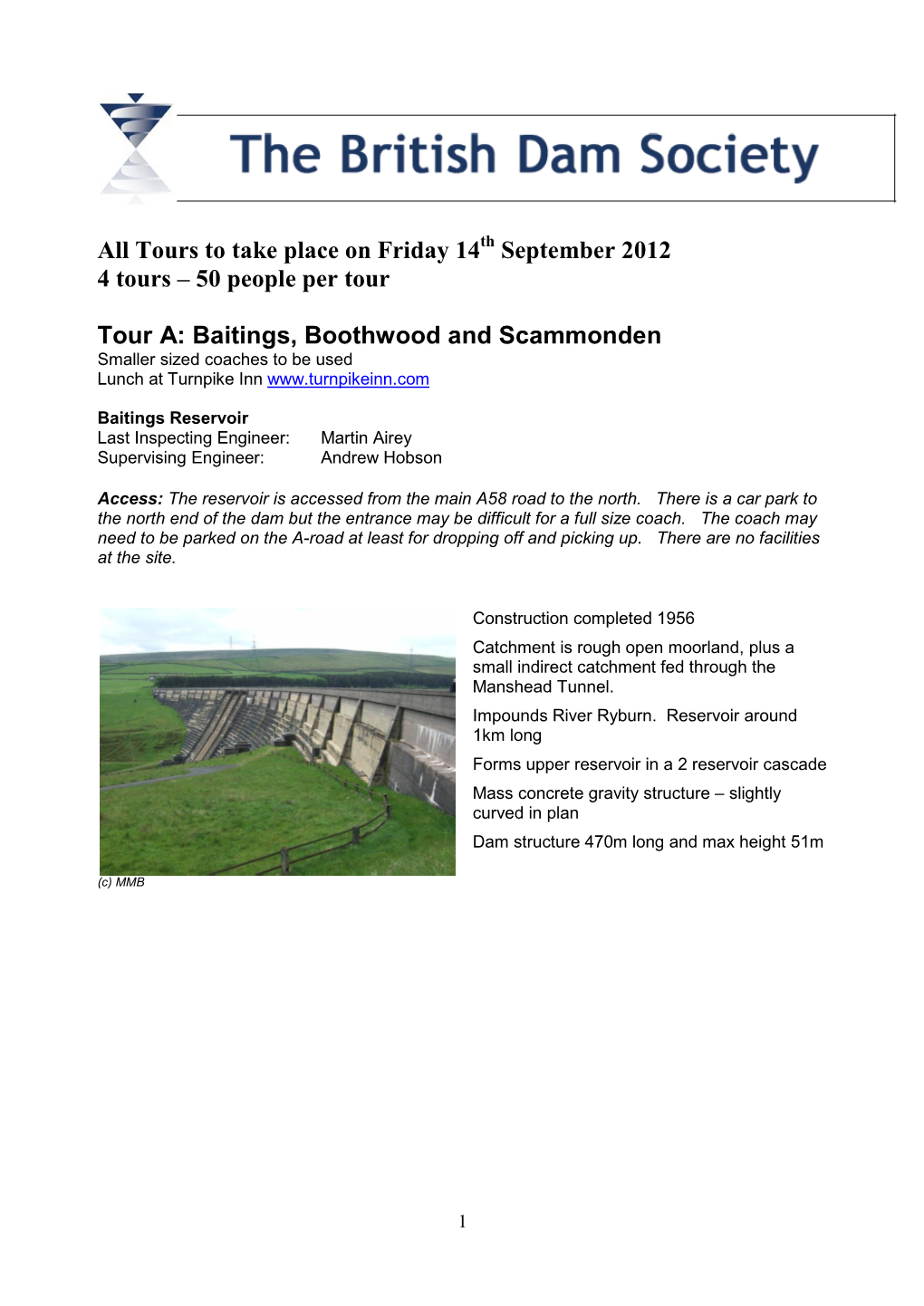 Tour A: Scammonden, Baitings and Boothwood