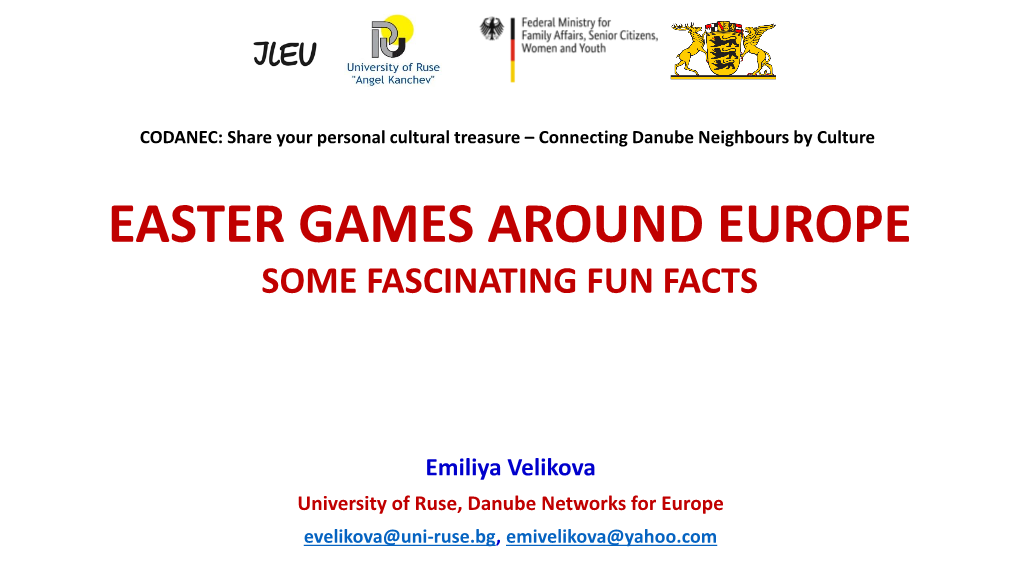 Easter Games Around Europe Some Fascinating Fun Facts