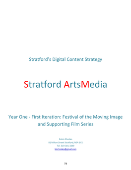 Stratford Artsmedia