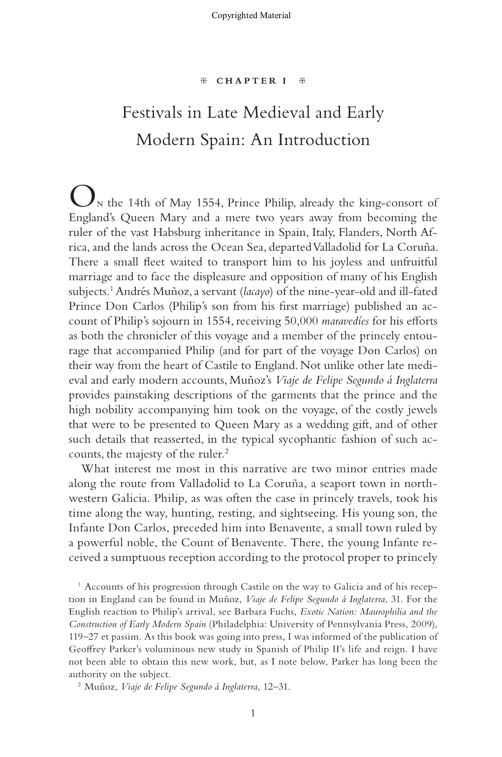 Festivals in Late Medieval and Early Modern Spain: an Introduction