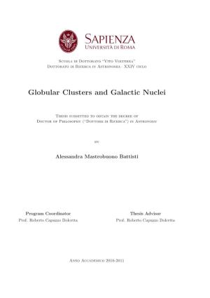 Globular Clusters and Galactic Nuclei