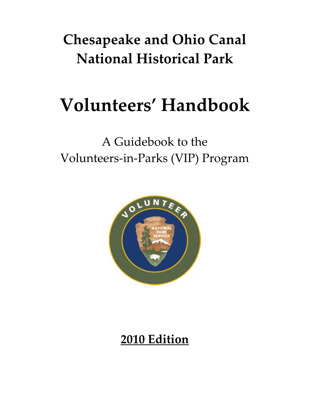 Volunteers' Handbook