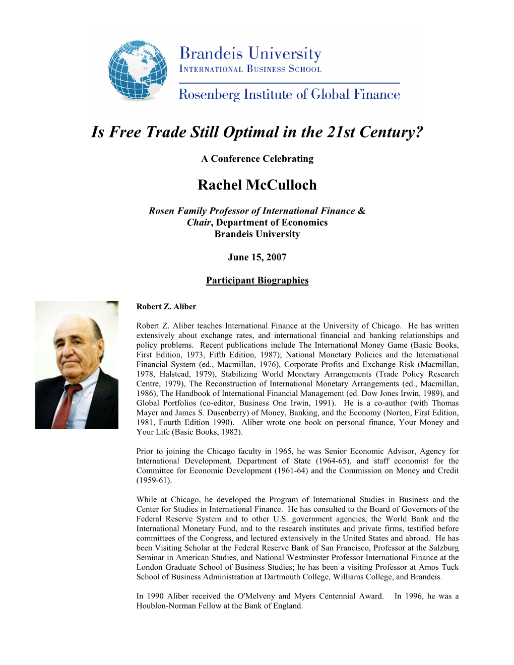 Is Free Trade Still Optimal in the 21St Century?