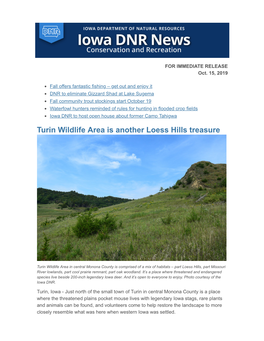 Turin Wildlife Area Is Another Loess Hills Treasure