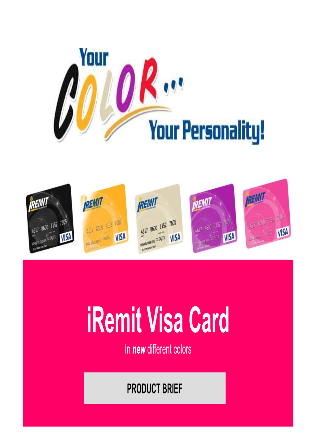 Iremit Visa Card