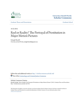 The Portrayal of Prostitution in Major Motion Pictures