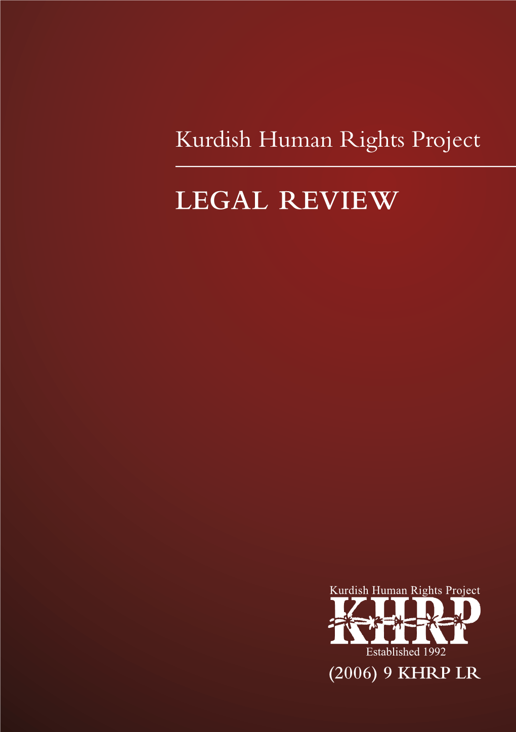 KHRP Legal Review 9
