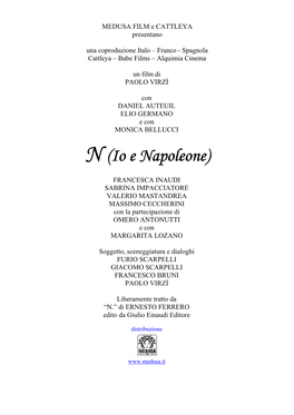 N (Io E Napoleone)
