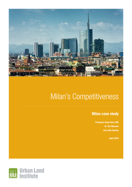Milan's Competitiveness