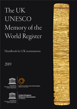 The UK UNESCO Memory of the World Register