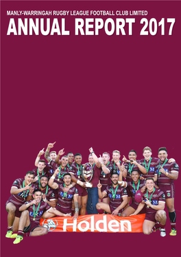 2017 Manly-Warringah Rugby League Football Club Limited Annual Report 2017