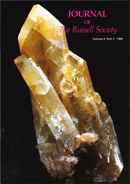 Journal of the Russell Society, Vol 4 No 1
