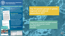 WAPI Species Groups