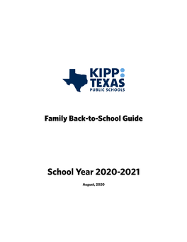 School Year 2020-2021