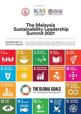 The Malaysia Sustainability Leadership Summit 2021
