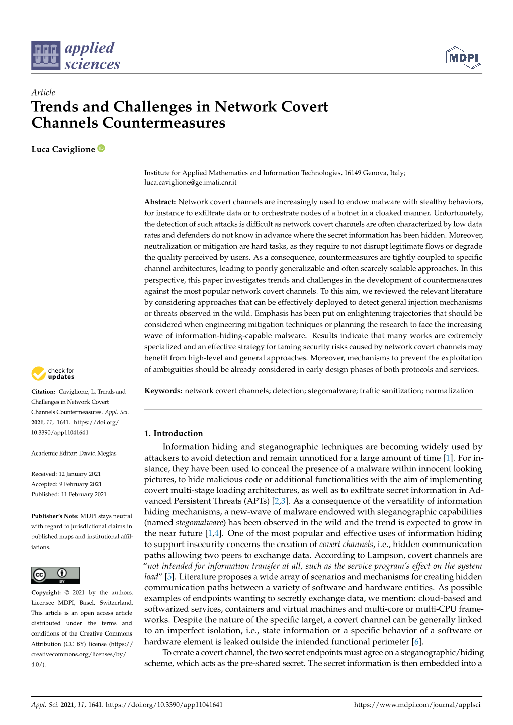 Trends and Challenges in Network Covert Channels Countermeasures