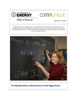 Sally Dawson on the Higgs Boson