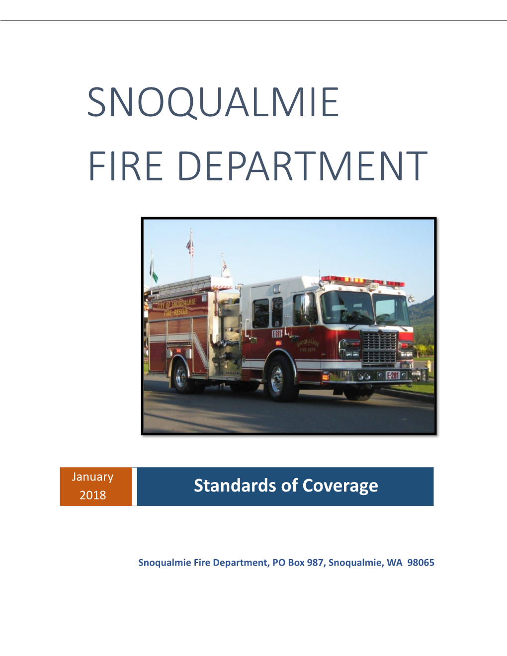 Snoqualmie Fire Department