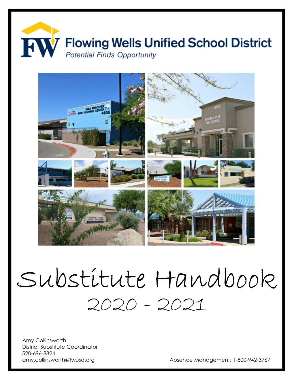 Substitute Handbook 2020 - 2021