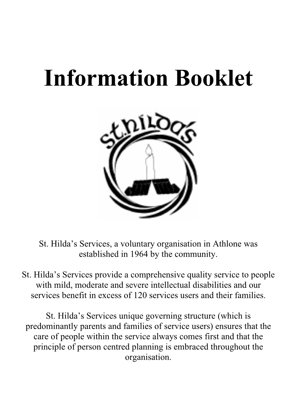 Information Booklet (Families & Individuals)