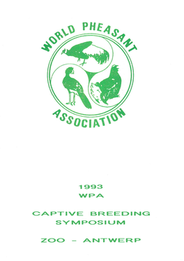 Captive Breeding Symposium
