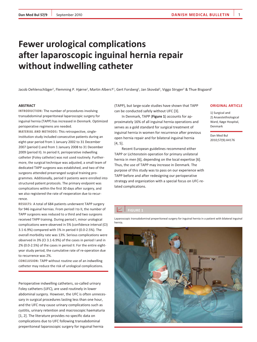 fewer-urological-complications-after-laparoscopic-inguinal-hernia