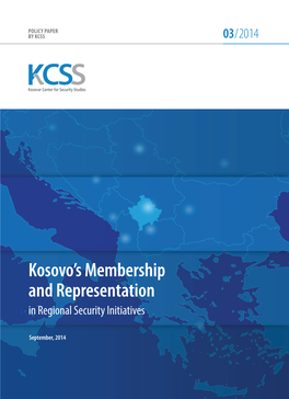 Kosovo's Membership and Representation