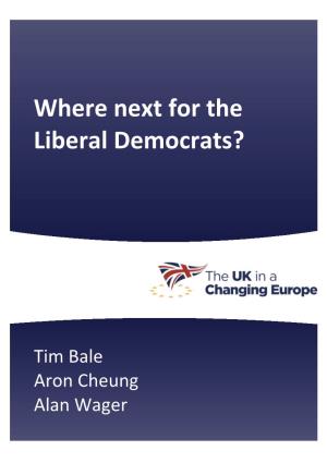 Where Next for the Liberal Democrats?