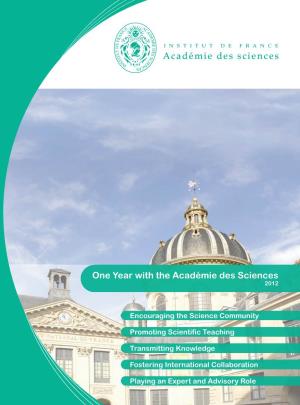 One Year with the Académie Des Sciences 2012