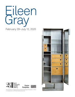Eileen Gray February 29–July 12, 2020