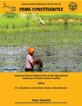 Crane Constituencies: Important Sarus Wetland Sites in Eastern