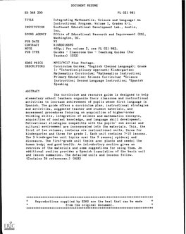 Document Resume Ed 368 200 Fl 021 981 Title
